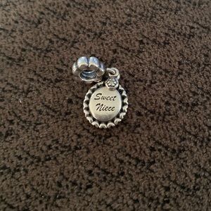 Pandora “Sweet Niece” Vintage Dangle Charm Silver
